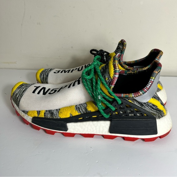 Adidas NMD Human Race Trail x Pharrell Solar Pack 2019 / BB9527 Size 11.5 Men’s - Picture 12 of 12